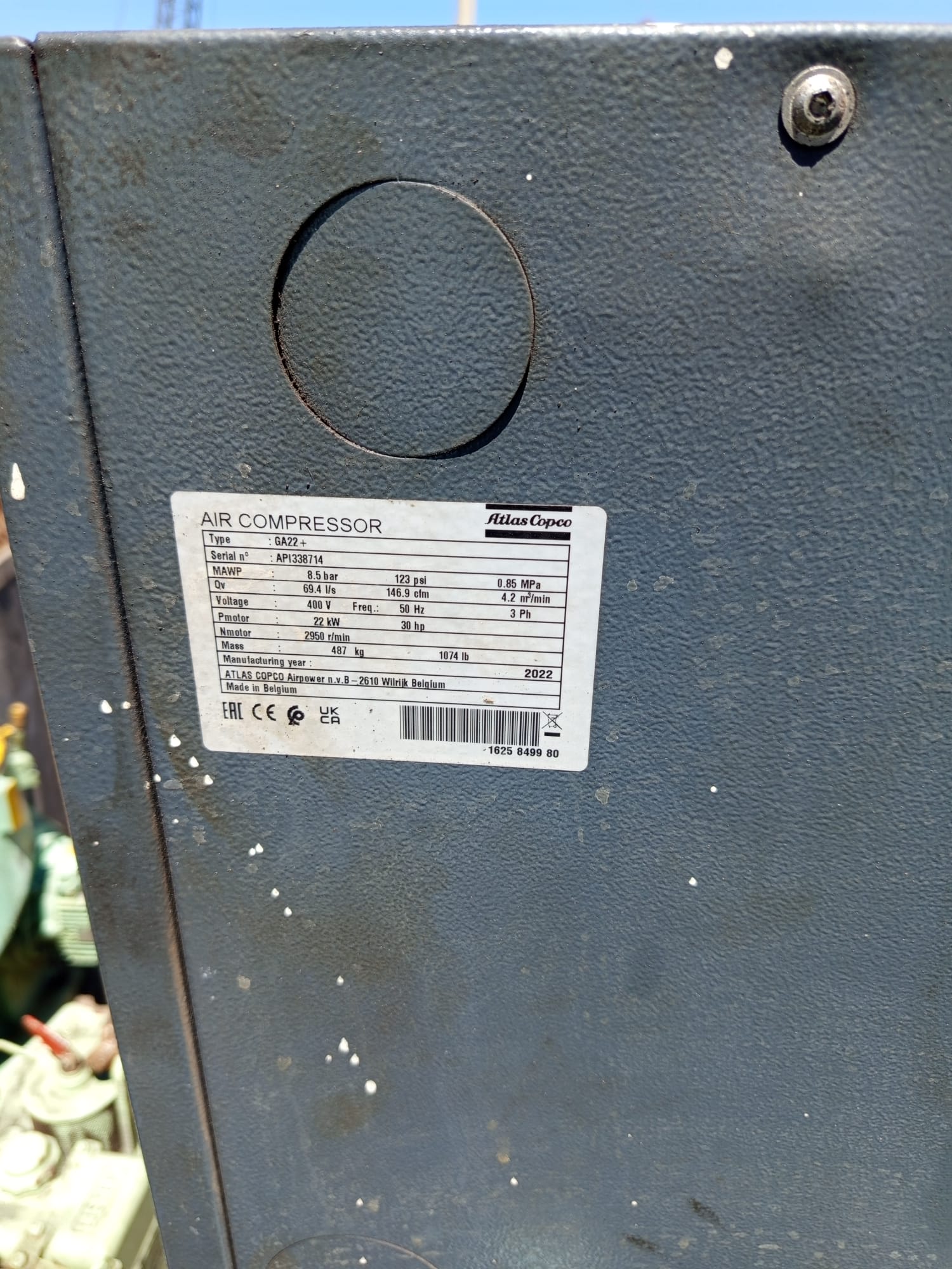 Atlas Copco GA22+ Air Compressor 2